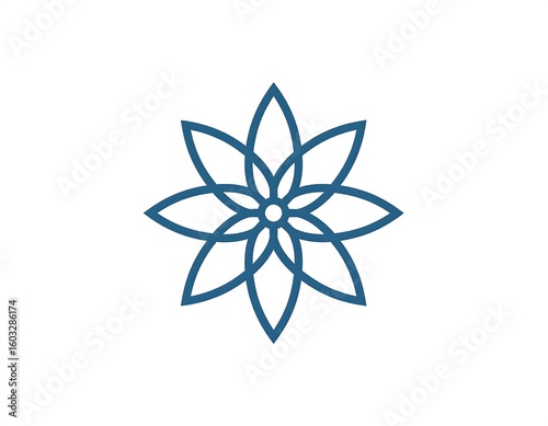 Abstract flower design