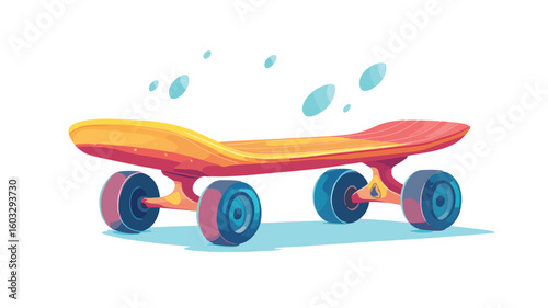Modern Urban Transport Concept featuring Skateboard for Adobe Stock Photos