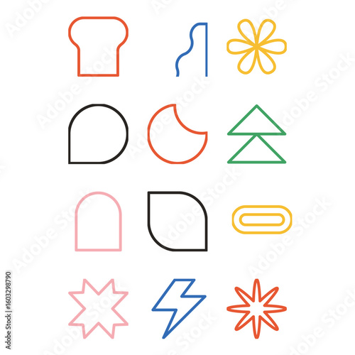 set of icons
