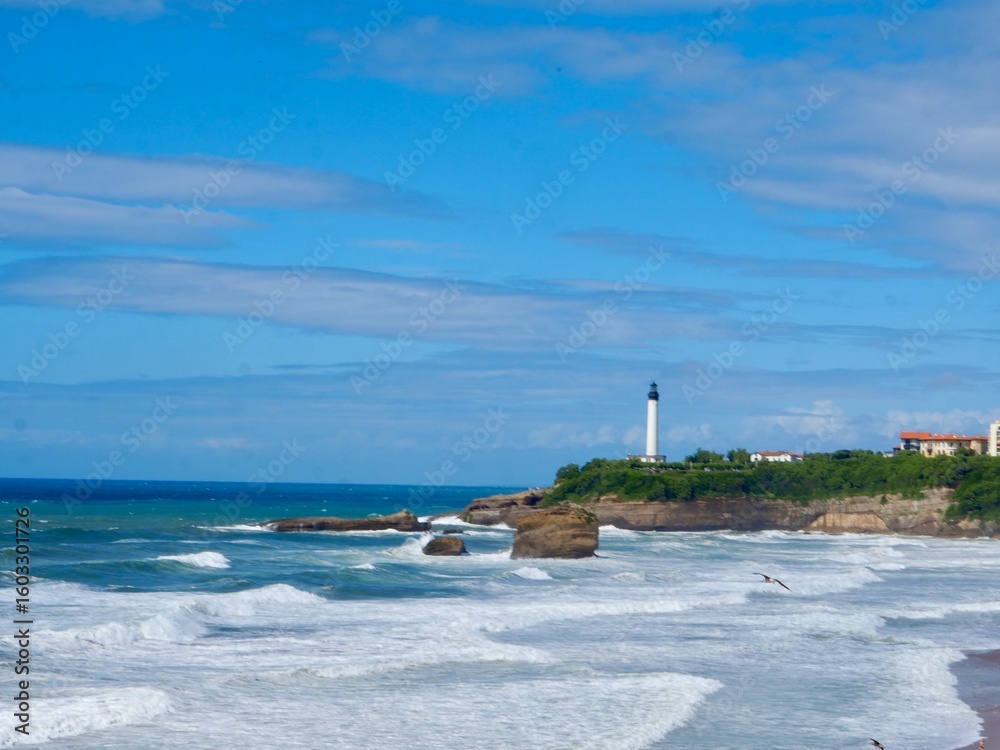 Fototapeta premium Biarritz côte basque 