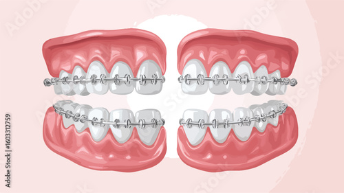 Enhanced Smile with Invisible Braces