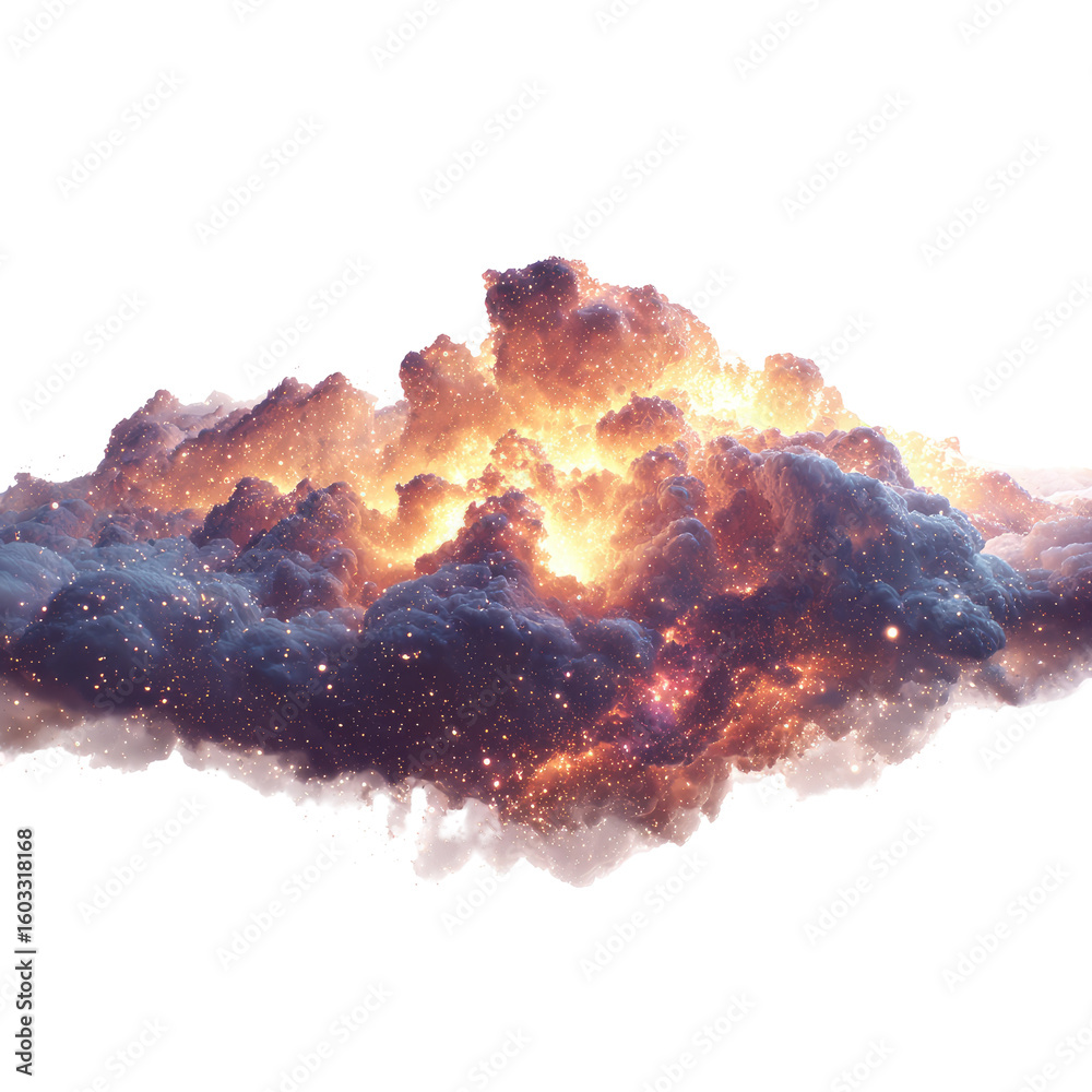 Obraz premium Cosmic cloud formation