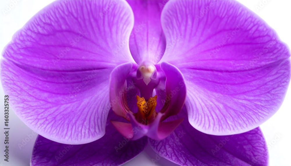 Fototapeta premium Close-up of vibrant purple orchid