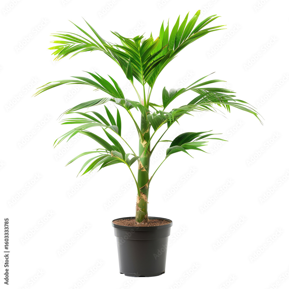 Fototapeta premium A palm tree in a pot
