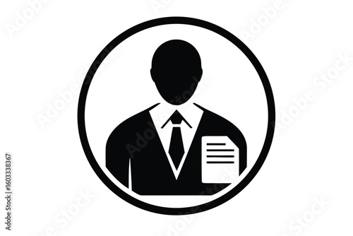 resume expert vector icon