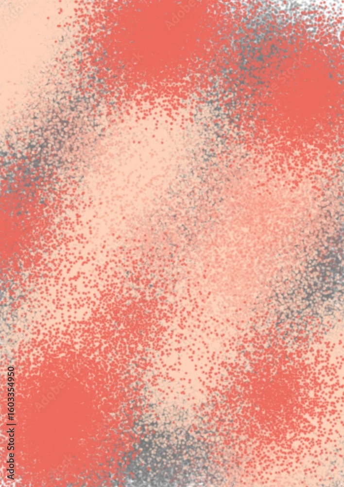 Fototapeta premium Abstract texture with soft red and beige spots on light background 