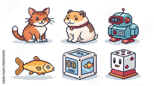 Pixel Art Pet Collection