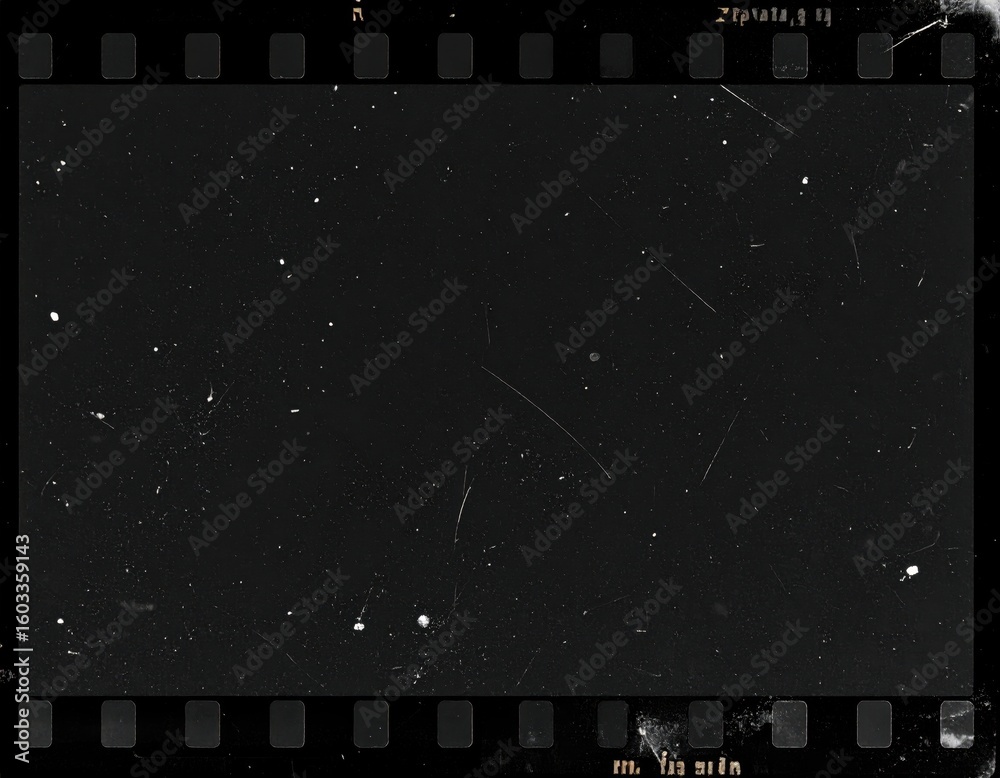 Obraz premium 80's negative photo film with grain scratches dust film grain photo overlay backgrou jpg