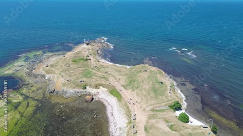 Aerial View of Yason Cape Peninsula on the Black Sea Coast – 4K Drone Footage 