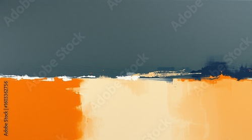 Abstract background with Warm and Cool Tones