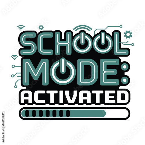 school made activated t shirt design