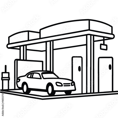 A colorful set of vector illustrations of modern transportation vehicles, including cars, buses, and trucks