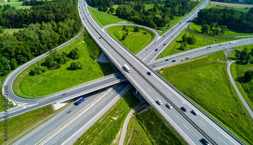 Aerial view of a complex highway intersection (1)
