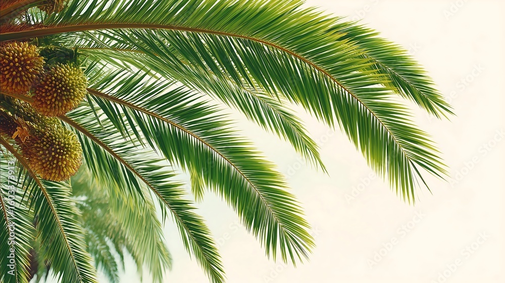 Fototapeta premium palm tree leaves