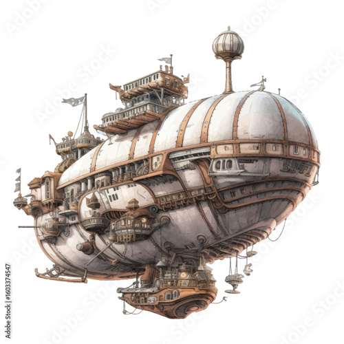 old steam blimp
