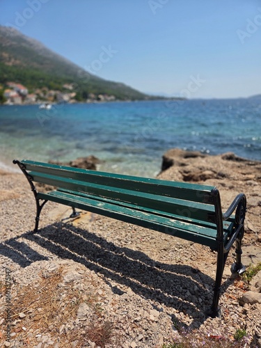 bench on the beach
