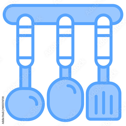 Kitchenware Blue Icon