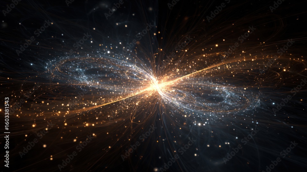 Obraz premium Abstract cosmic explosion (1)