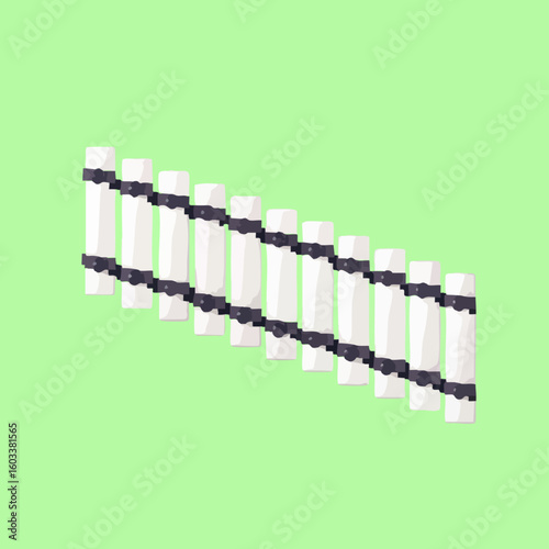 Diatonic xylophone illustration