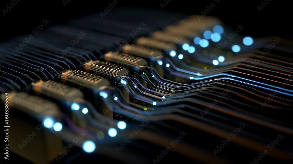 Quantum computing processors revolutionizing technology by exponentially increasing processing power and solving complex problems across fields like medicine and materials science