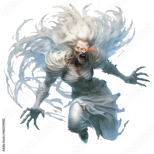 screaming banshee with magic