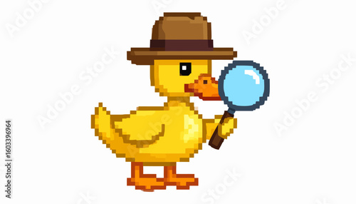 A charming pixel art hamster character smiling inside a clear protective bubble. This cute 8-bit rodent is designed in a retro gaming style, perfect as a digital pet avatar or an icon.