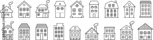 Photos residential architecture contemporary houses, suburban homes, multi family build