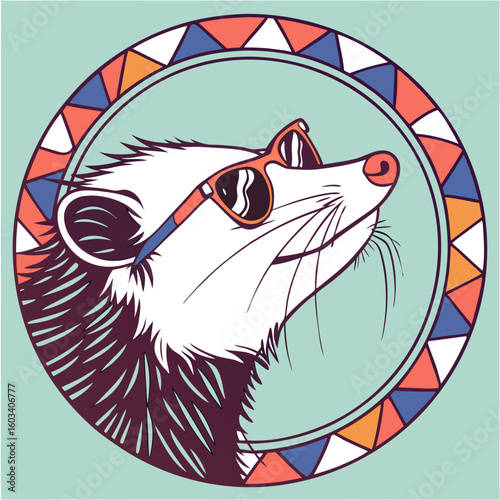 possum head vector