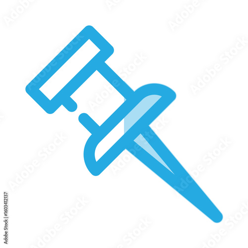 Pushpin icon design template
