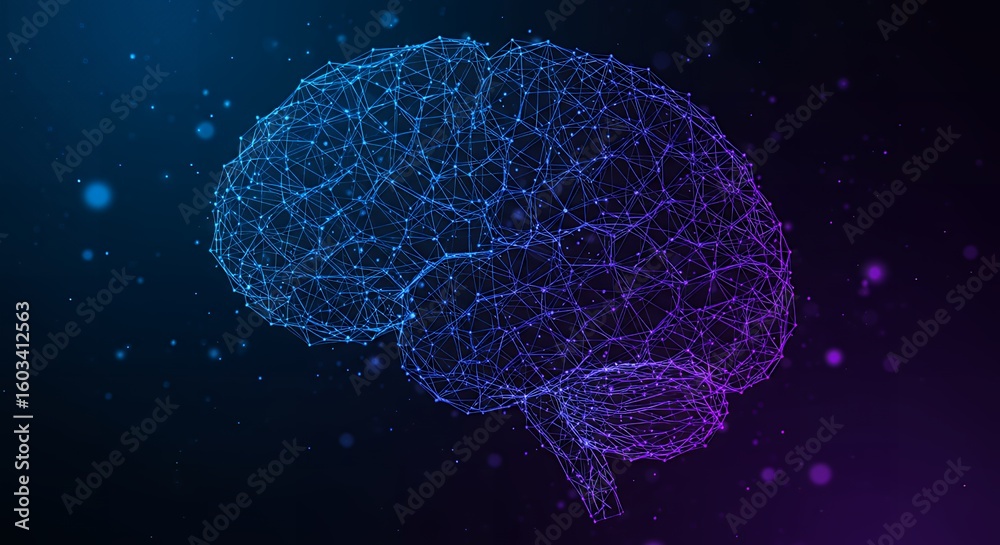 Fototapeta premium AI Development Brain