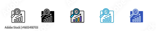 Kpi Dashboard  Icon Set Multiple Style Collection