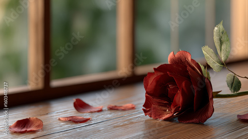 Fleeting Beauty Captured Through Evening Light and Gentle Decay
