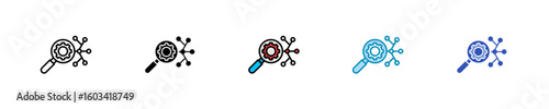 Root Cause Analysis  Icon Set Multiple Style Collection