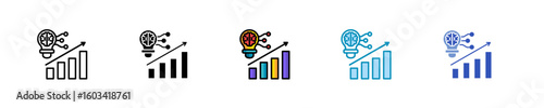 Business Intelligence  Icon Set Multiple Style Collection