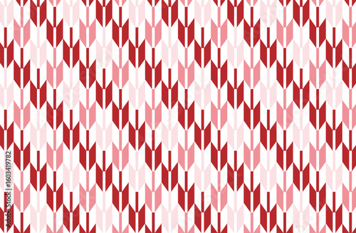 日本の伝統文様の背景・矢絣文様のパターン素材・スウォッチパネルにパターンあり