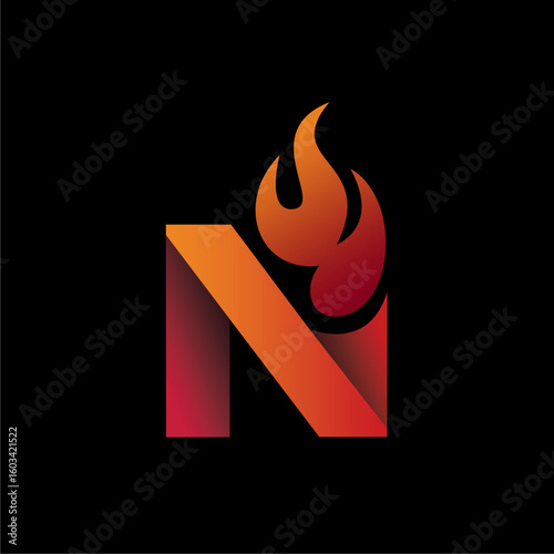 A stylized letter 