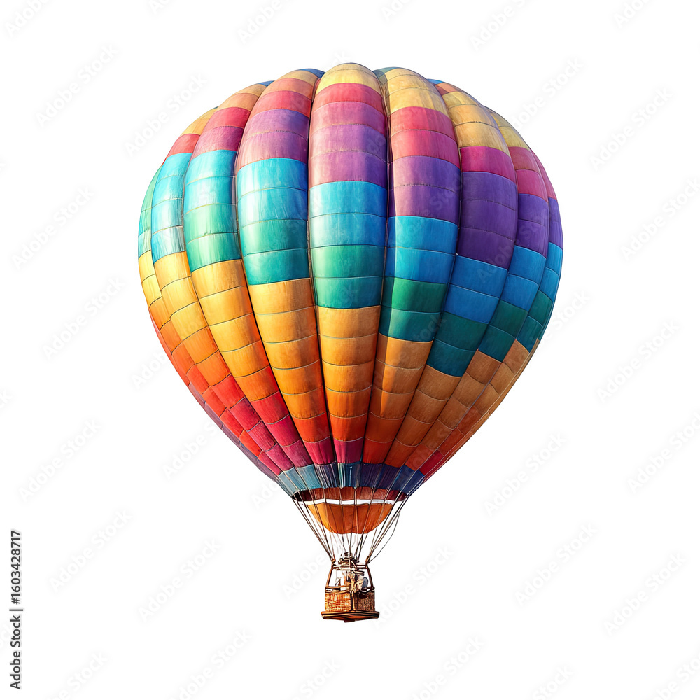 Naklejka premium Colorful hot air balloon (1)