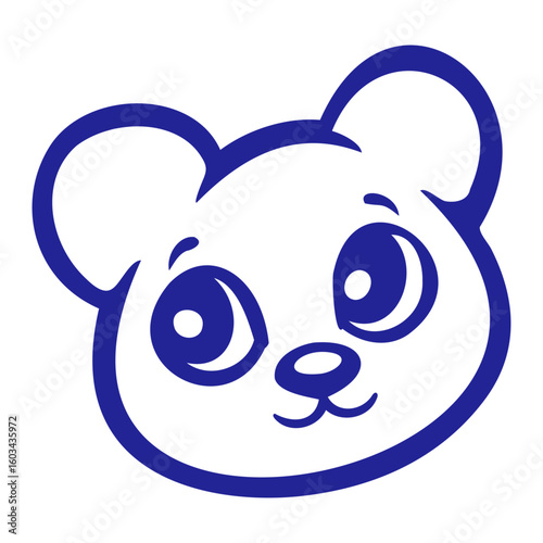 Bear Happy Smile Cute Teddy Friendly Comic Grizzly