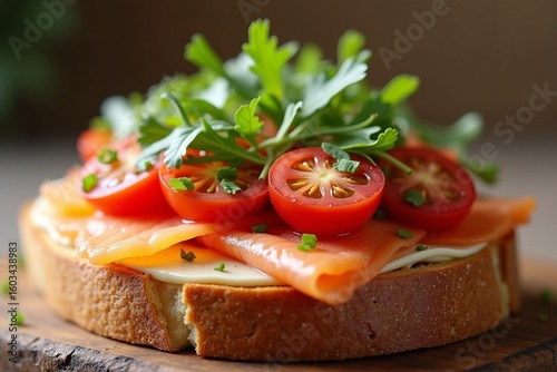 bruschetta with tomato and basil