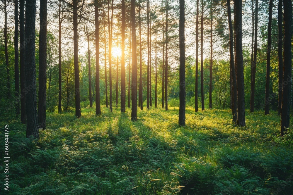 Fototapeta premium In the Indian Himalayas, Dharamsala, Baksu features a majestic green forest