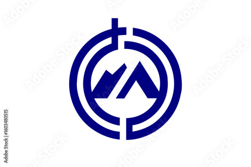 Flag of Kawara Fukuoka, Japan, Flag background, EPS10. Vector illustration