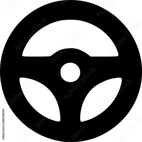 Car Steering Wheel Icon