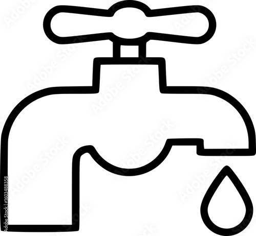  Dripping Faucet Water Icon