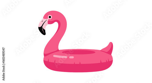 Pink Flamingo Pool Float: A Whimsical Summer Fun Accessory for Aquatic Adventures and Relaxation