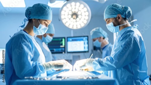 medical team in the operating room