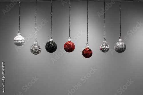 celebrate arrival of new year  with mesmerizing display of festive ornaments and dazzling fireworks against
