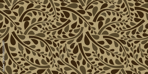 Stylish organic background. Seamless pattern.Vector. スタイリッシュ有機的パターン
