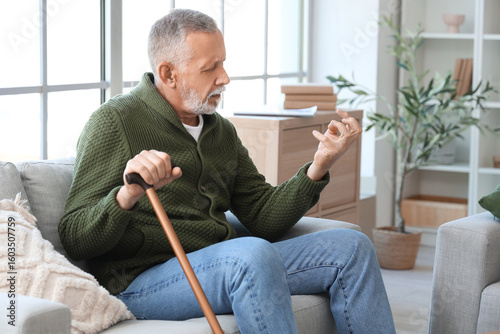 Senior man suffering from P...