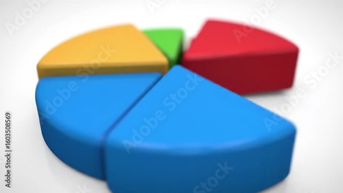 Three colorful toy blocks and pencils for childhood creative play and education