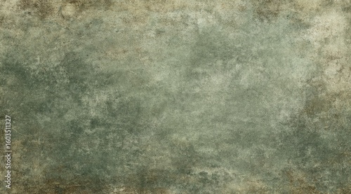A mottled textured background in muted greens and browns, exhibiting a distressed, aged appearance with subtle variations in tone and shade